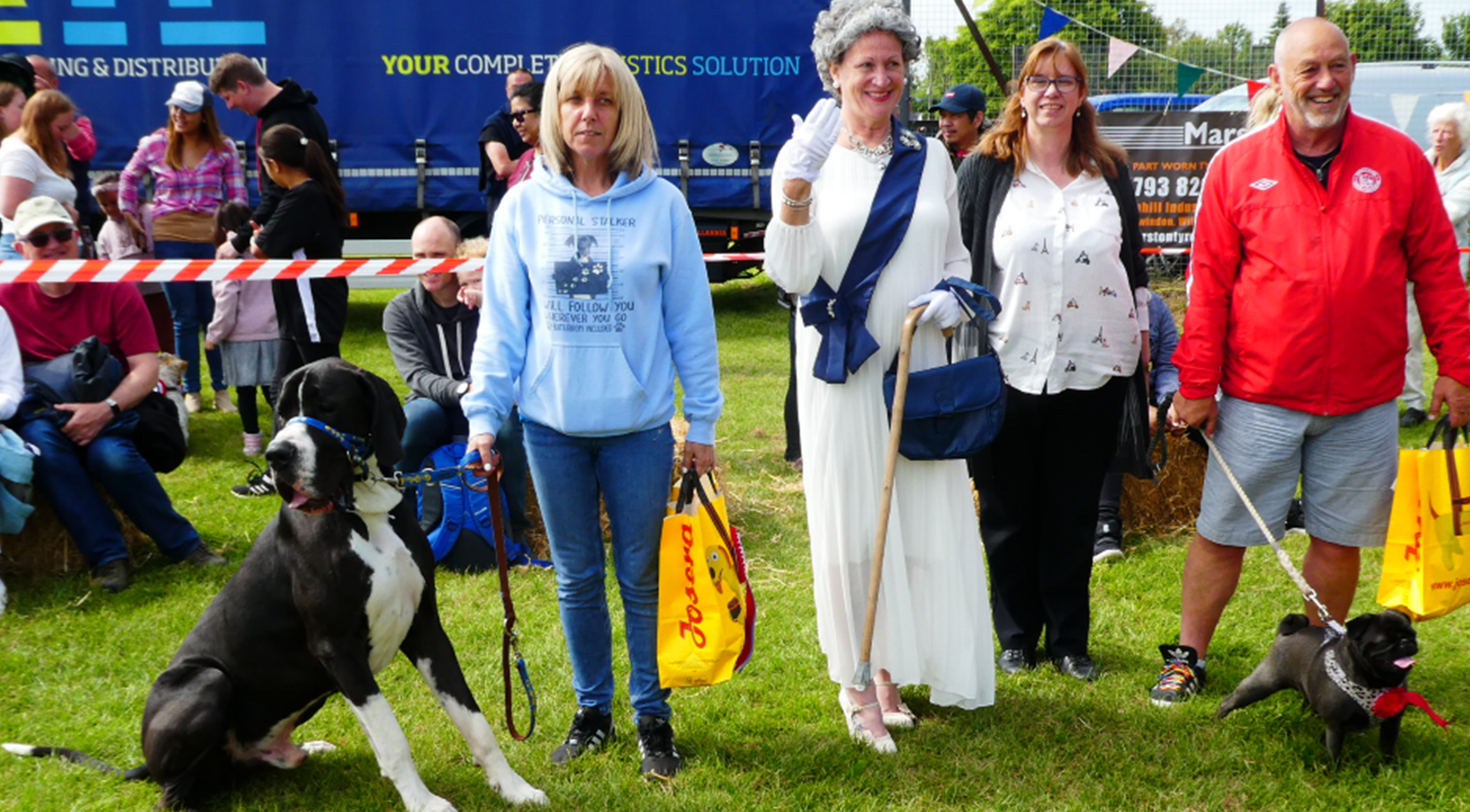 Dog show winners