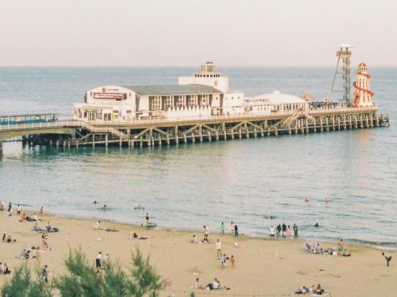 Bournemouth beach pier