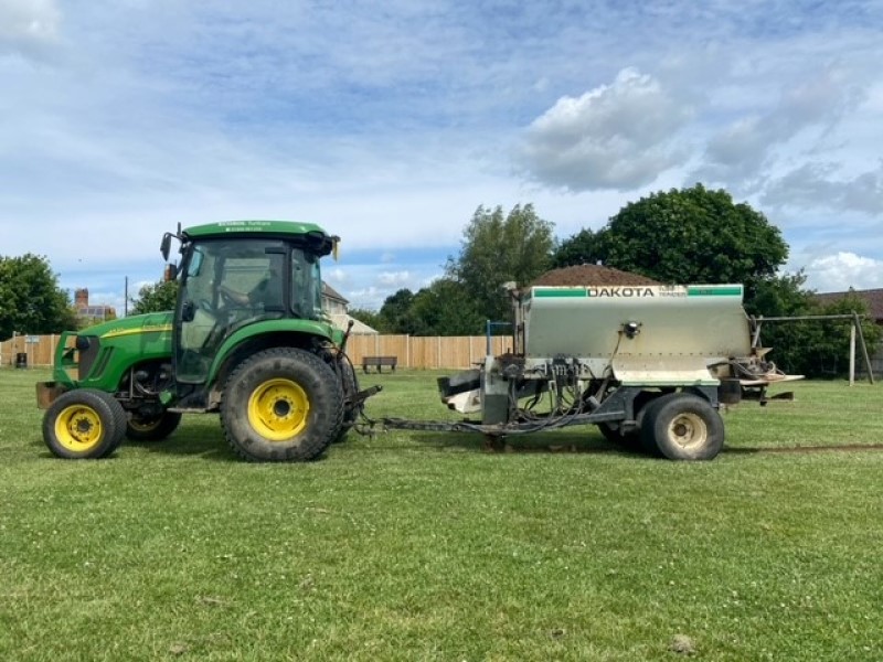 Tractor and trailer on the Rec