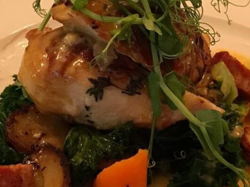 Cooked food