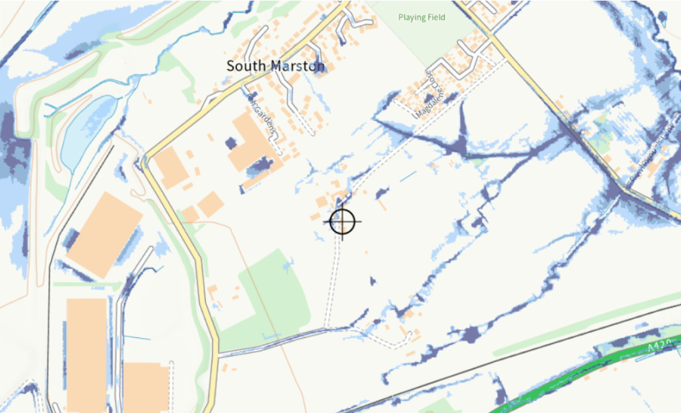 Environment Agency flood map