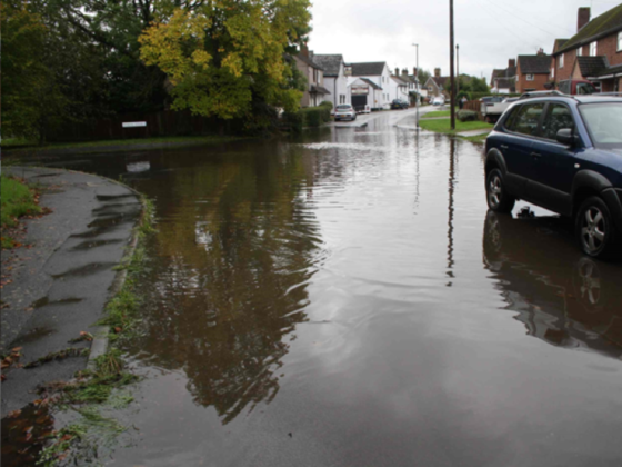Flooding in South Marston
