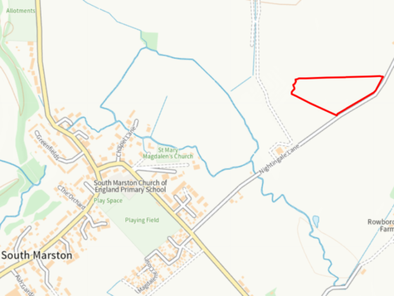Planning Application off Nightingale Lane