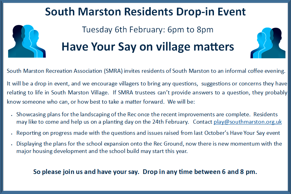 Have Your Say Event - February 2024 invitation