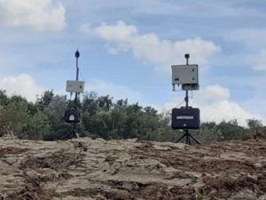 Dust and noise monitors at Panattoni site