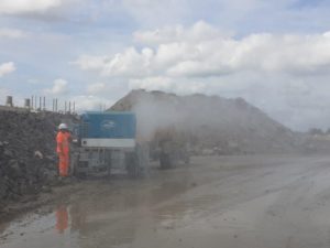 Snow Cannon at Panattoni site