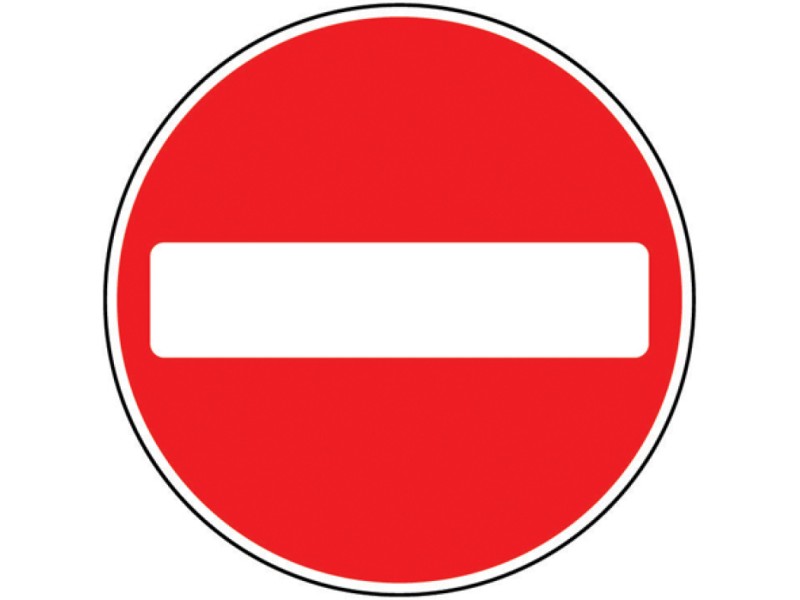 Road Closed Sign