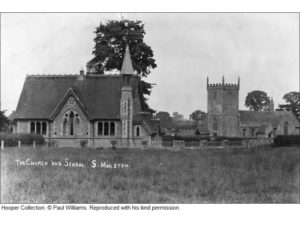 The Church and School in South Marston in 1905