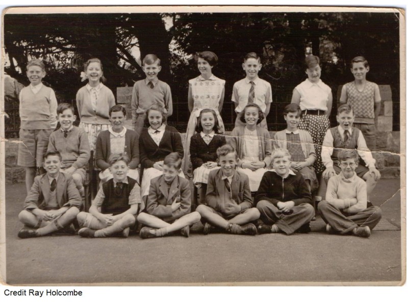 A school class in the 1950s