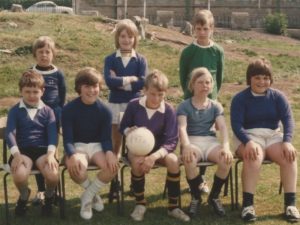 School football team in 1975