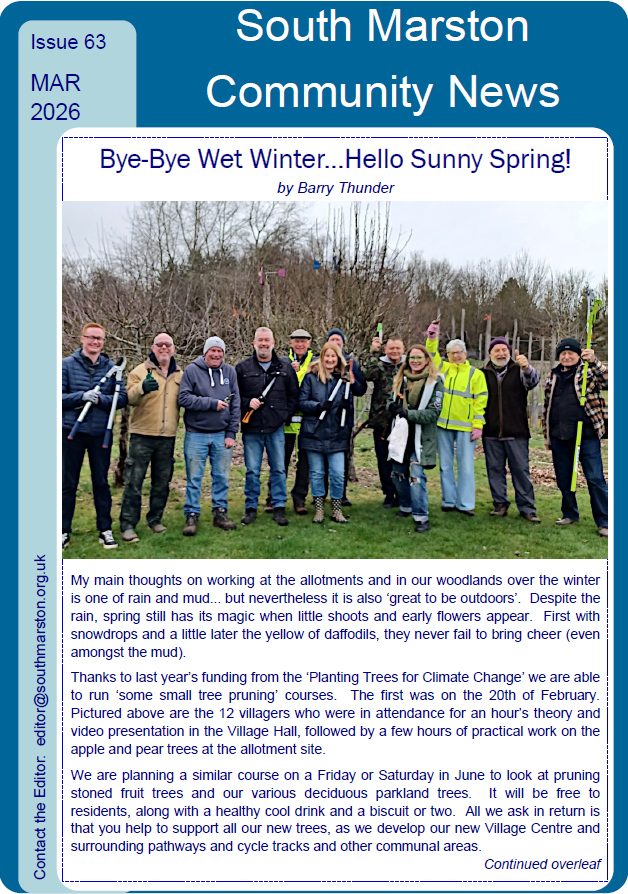 Issue 63 - March 2026 Community News