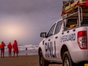 Royal National Association of Lifeboats vehicle and lifeguards