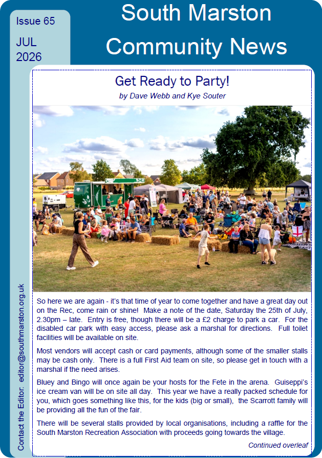 South Marston Community News - July 2026