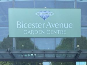 Bicester Avenue Garden Centre sign
