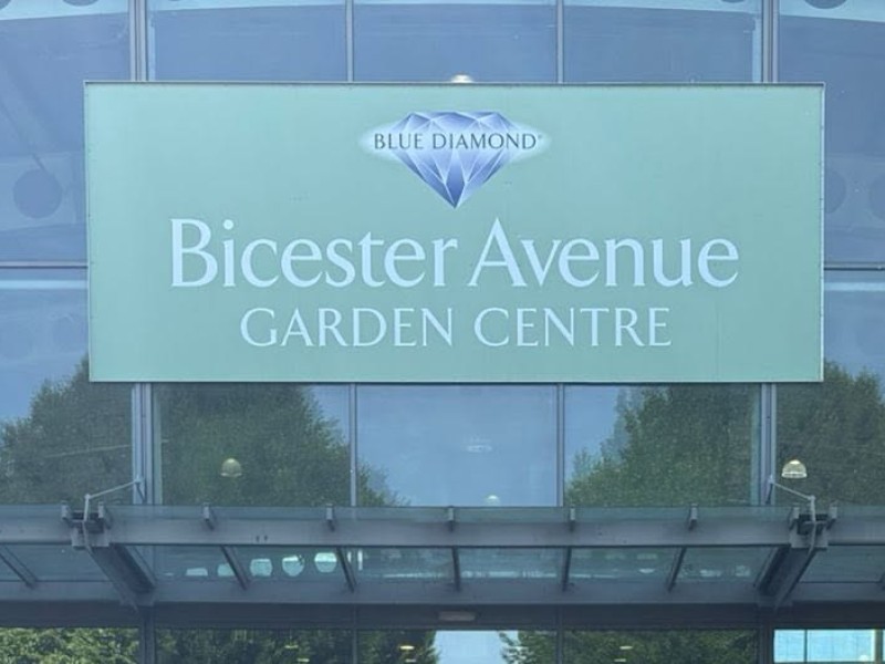 Bicester Avenue Garden Centre sign